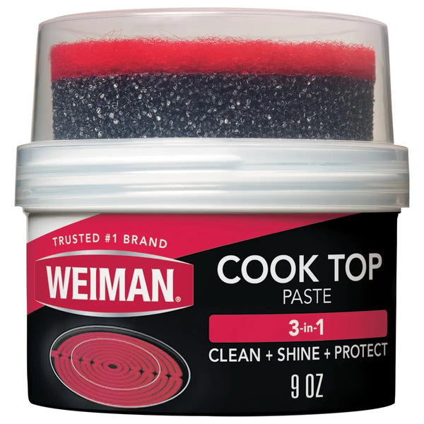 Weiman Cooktop Cleaner Paste, Easily Remove Burned-On Food, Grease and Watermarks, Leaving Your Glass Cook Top Sparkling Trendikart – Shop Trending Products Online in Pakistan