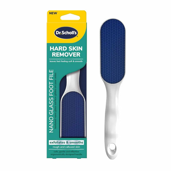 Dr. Scholl's Hard Skin Remover Nano Glass Foot File - Foot Callus Remover, Durable Foot Scrubber, Dead Skin Remover, Hygienic Pedicure Tool, Long Lasting Foot Buffer, Soft Smooth Feet Trendikart – Shop Trending Products Online in Pakistan