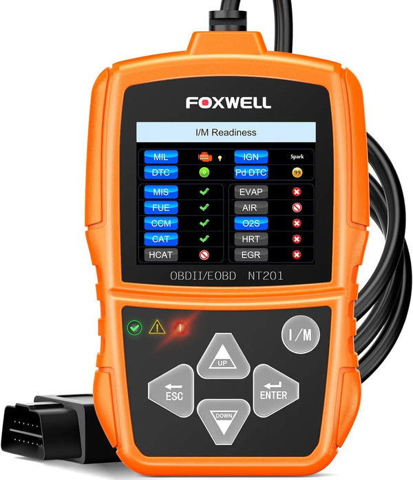 FOXWELL NT201 OBD2 Scanner Code Reader for Cars and Trucks - Reset Check Engine Light, Read and Clear Fault Codes, Live Data Diagnostic Tool for All Cars Since 1996 Trendikart – Shop Trending Products Online in Pakistan
