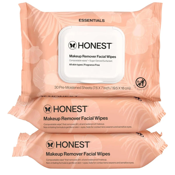 Honest Beauty Fragrance Free Cleansing Makeup Remover Facial Wipes | Plant Based, Hypoallergenic, Gentle for Sensitive Skin | 90 Count Trendikart – Shop Trending Products Online in Pakistan
